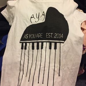 AYA Jason Lancaster band shirt SIGNED