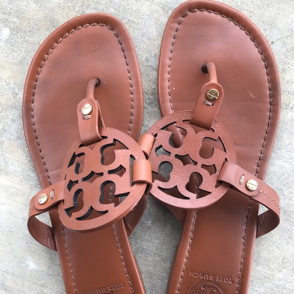 Authentic Tory burch Miller sandals