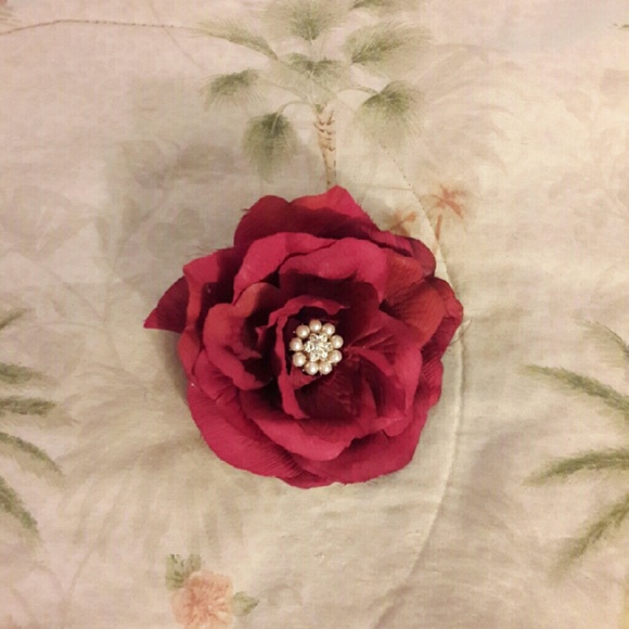 Handcrafted Rose Pin - Picture 3 of 3