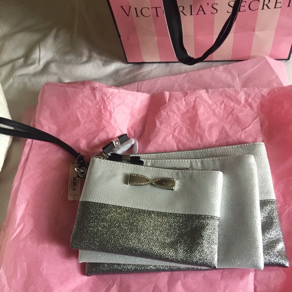 Victoria's Secret Wristlet, Clutch and Makeup bag