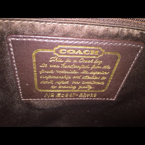 Original Coach brown and a touch of leather! - Picture 3 of 3