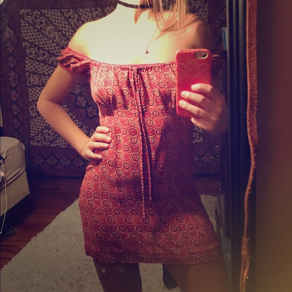 Angie off the shoulder dress