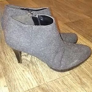 High heel booties