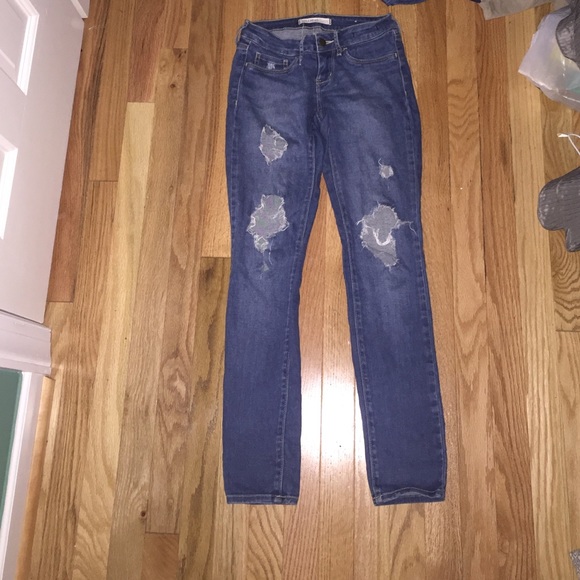 Distressed Skinny Jeans