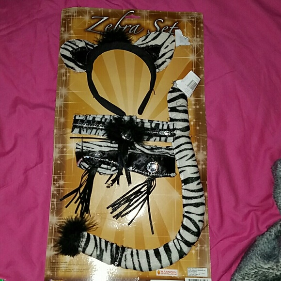 Zebra Costume pieces