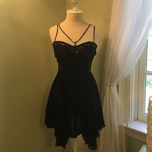 Free People black lace dress
