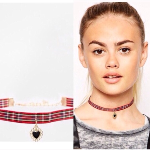 ASOS Heart Choker Necklace