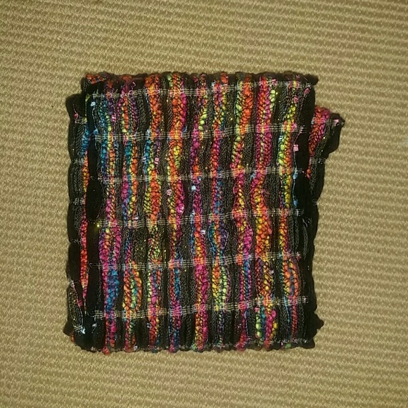 Rainbow infinity scarf