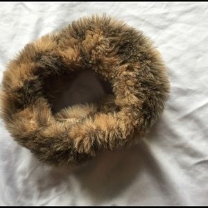Faux fur headband!