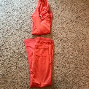 Coral/Orange Sweatsuit