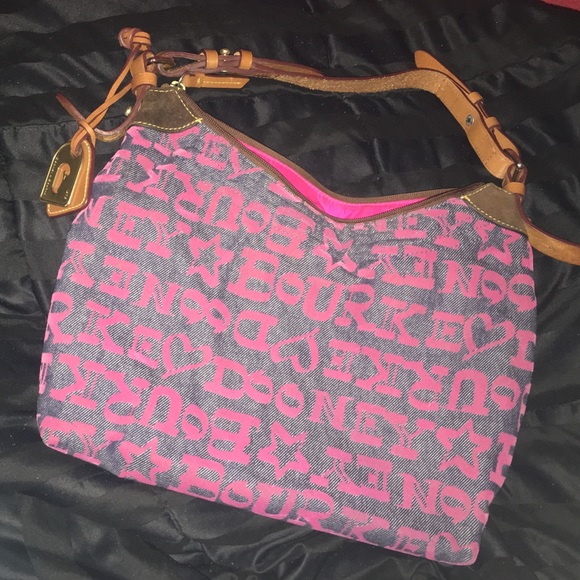 Dooney & bourke denim purse