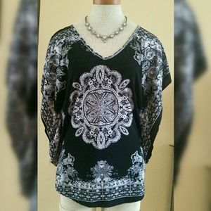Batwing Paisly Blouse