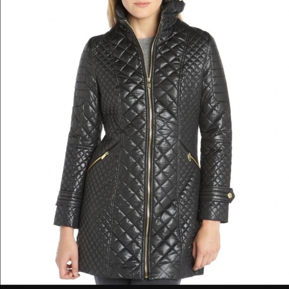Via Spiga Quilted Walker Coat
