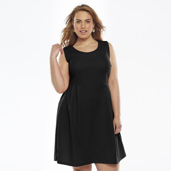 Apt. 9 Dresses & Skirts - Apt. 9 Textured Fit & Flare Dress