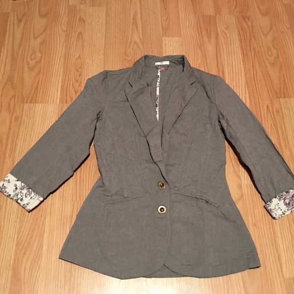 Ali & Kris Blazer with Floral Trim