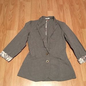 Ali & Kris Blazer with Floral Trim