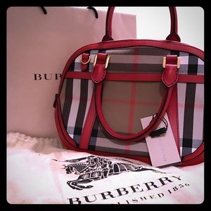 Authentic Burberry orchard bag
