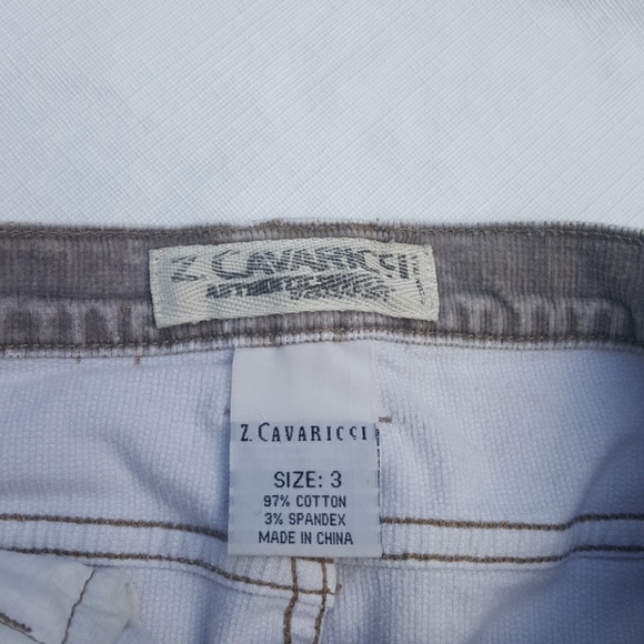 Tan Mini Skirt with Front Slit - Picture 4 of 5