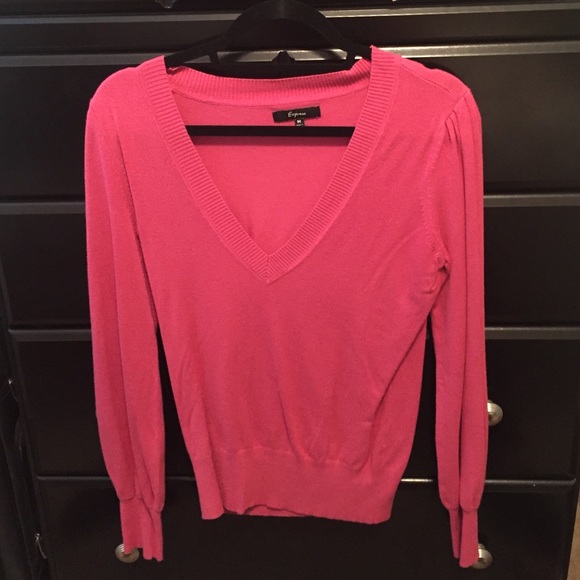 Brand new hot pink Express sweater
