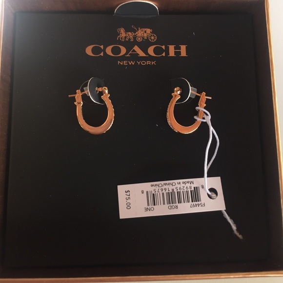 Coach earings