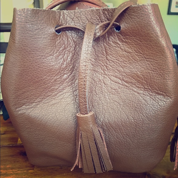 Brown Leather Mini Bag - Featured by Rachel Zoe