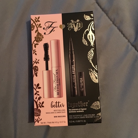 Kat Von D liner and Two faced mascara