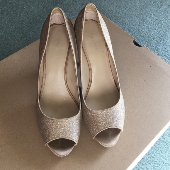 Nine West sparkly wedding/prom heels
