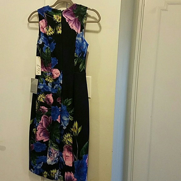 Eliza J Black Floral Dress - Picture 4 of 4