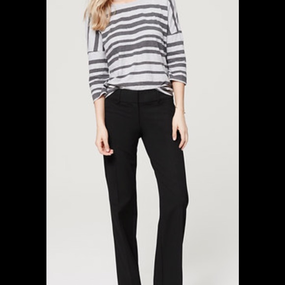 Ann Taylor Loft Size 14 Black Marissa fit pants