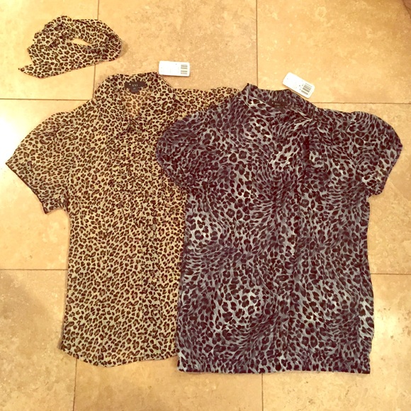 Only $2 in bundle. NWT new F21 animal print blouse