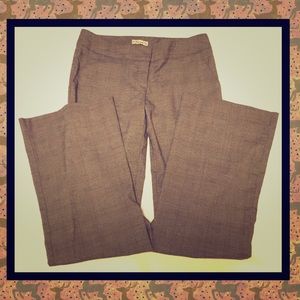 Gray and deep brown black dress pants
