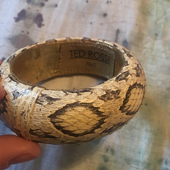 Ted Rossi lizard skin bangle