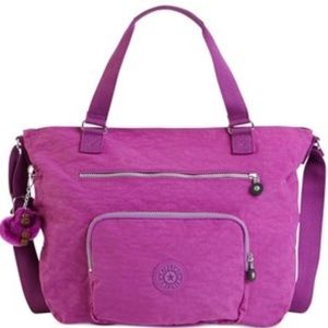 Kipling  purple Noelle tote.