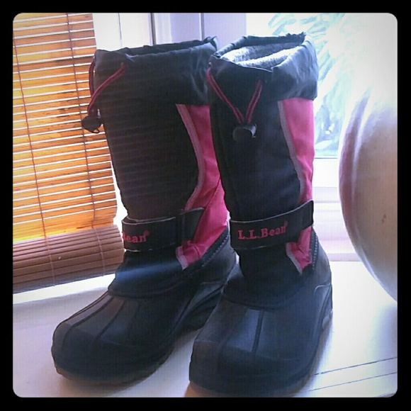 L.L. Bean snow boots- little girls size 12