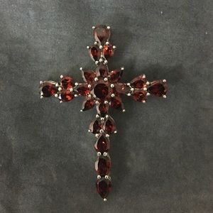 Garnet cross purchased from QVC
