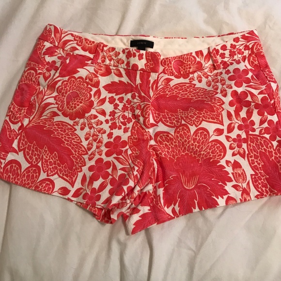 J.Crew Pink Floral Shorts