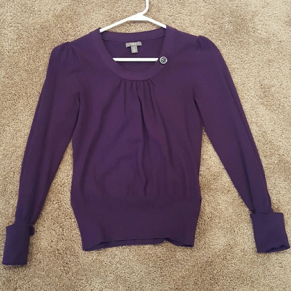 Dark purple sweater