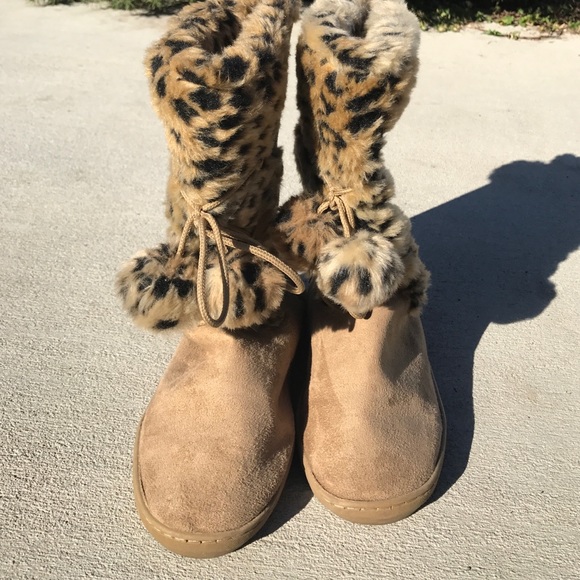 Fuzzy boots