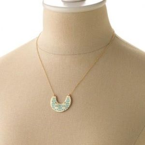 Breezeblock Enamel Pendant Necklace