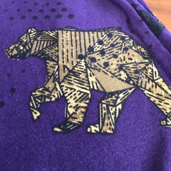 LuLaRoe Bear OS leggings - Picture 2 of 3