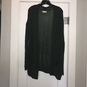 Dark green cardigan