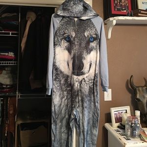 Wolf onesie