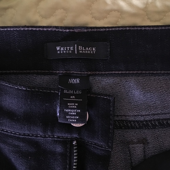 White House Black Market like new black jeans