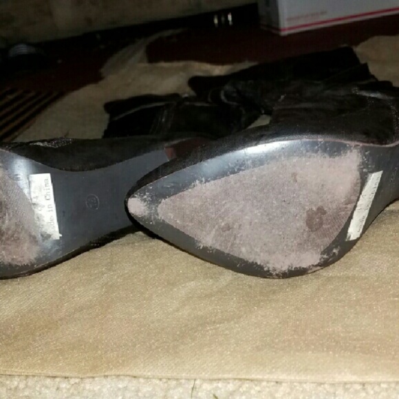 Brown high heel boots - Picture 2 of 4