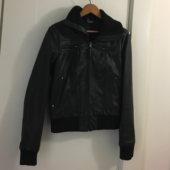 Urban Outfitters Jackets & Blazers - Urban Outfitters Vegan Leather Bomber