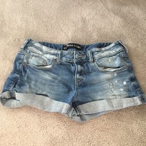 Express denim shorts