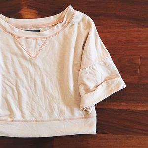 Anthropologie Light Pink Lounge Top