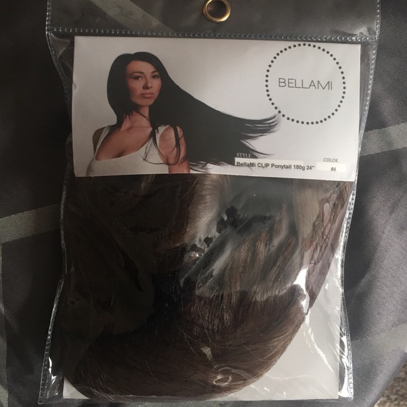 Bellami hair extensions- clip ponytail