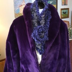 Exquisite Purple French Coat