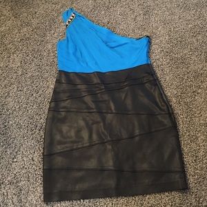 Bebe One Shoulder Party Dress